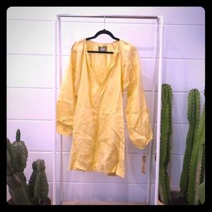 Reformation Sundress Puff Sleeves